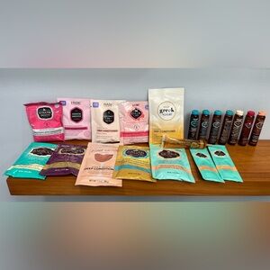 HASK 20 PIECE NEW Assorted Hair Masks, Treatments Or Oils In Minis & Samples